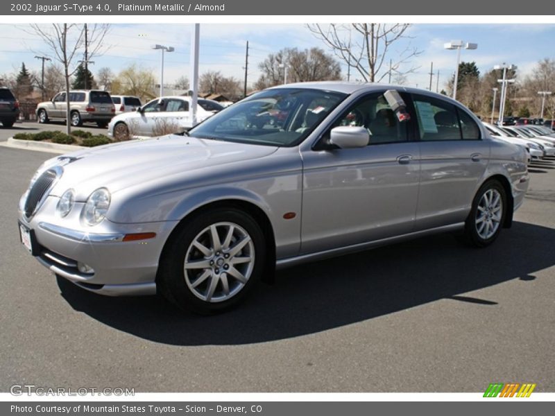 Platinum Metallic / Almond 2002 Jaguar S-Type 4.0