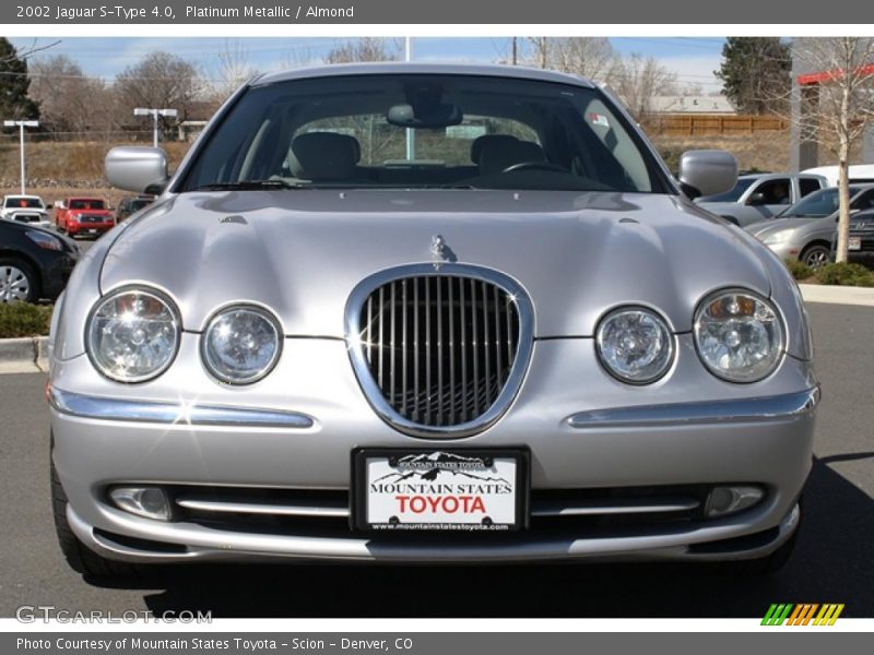 Platinum Metallic / Almond 2002 Jaguar S-Type 4.0