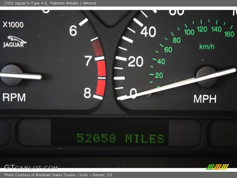 Platinum Metallic / Almond 2002 Jaguar S-Type 4.0