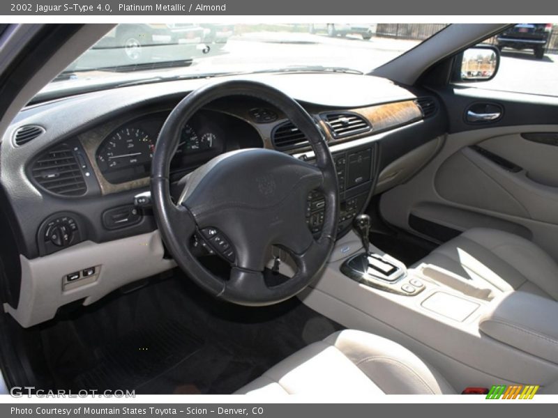 Platinum Metallic / Almond 2002 Jaguar S-Type 4.0