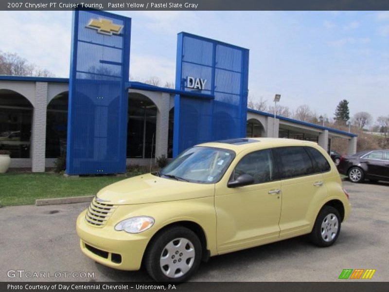Pastel Yellow / Pastel Slate Gray 2007 Chrysler PT Cruiser Touring