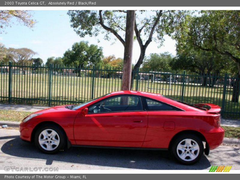 Absolutely Red / Black/Red 2003 Toyota Celica GT