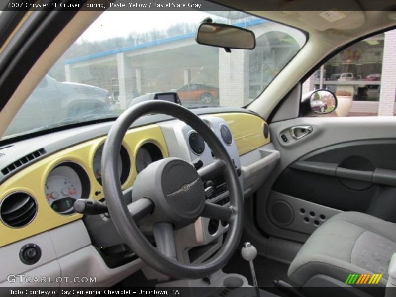 Pastel Yellow / Pastel Slate Gray 2007 Chrysler PT Cruiser Touring