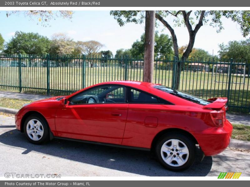 Absolutely Red / Black/Red 2003 Toyota Celica GT