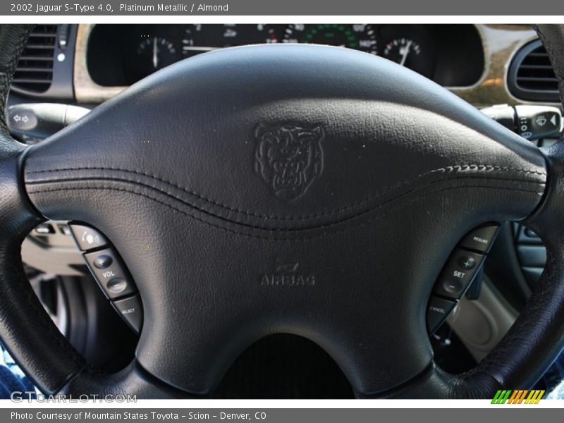 Platinum Metallic / Almond 2002 Jaguar S-Type 4.0