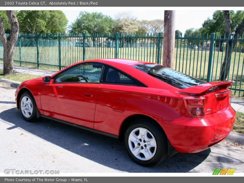 Absolutely Red / Black/Red 2003 Toyota Celica GT