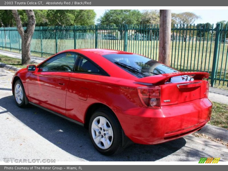 Absolutely Red / Black/Red 2003 Toyota Celica GT