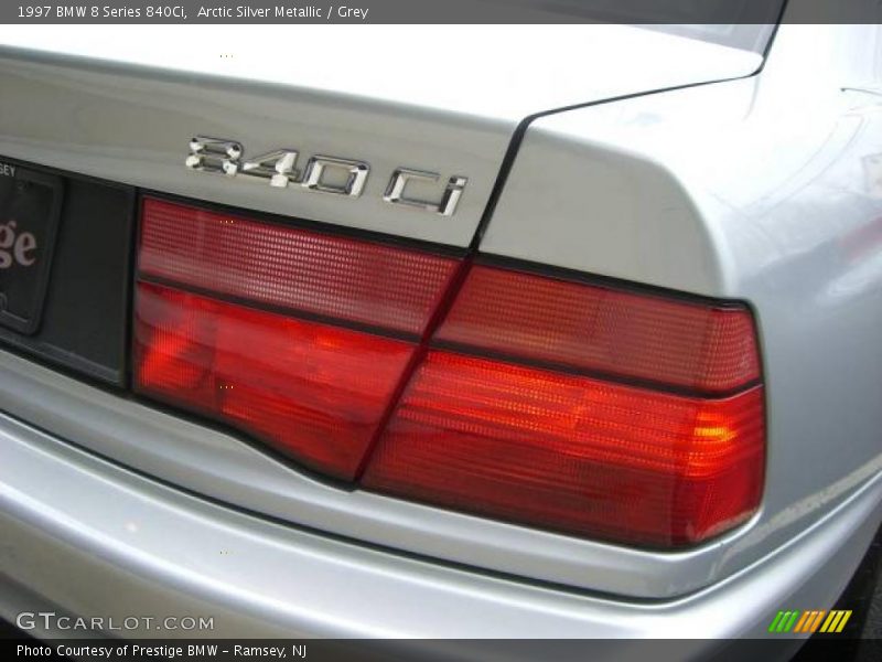 Arctic Silver Metallic / Grey 1997 BMW 8 Series 840Ci