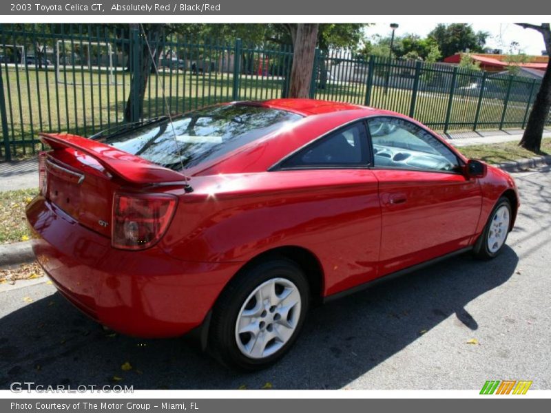 Absolutely Red / Black/Red 2003 Toyota Celica GT