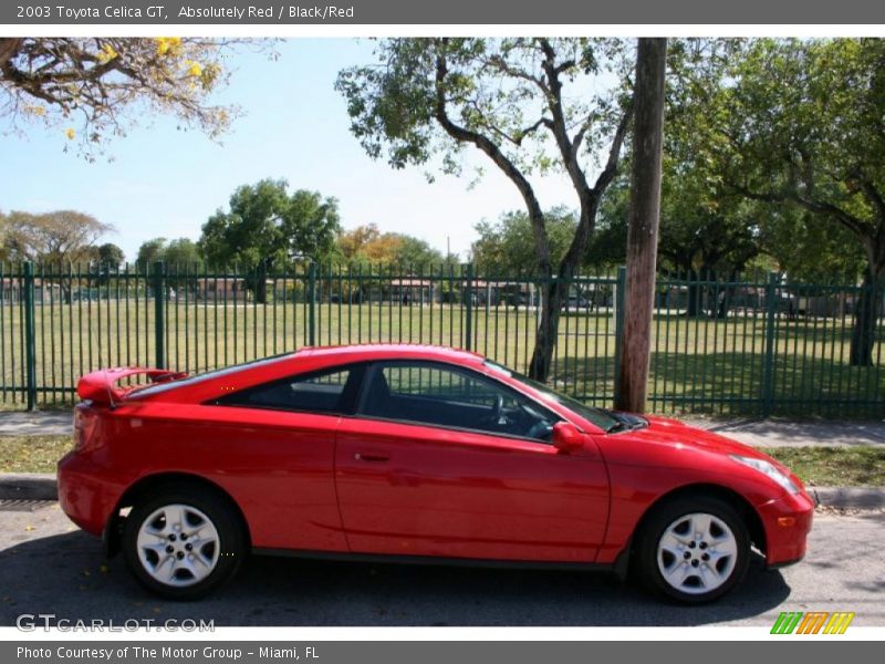 Absolutely Red / Black/Red 2003 Toyota Celica GT