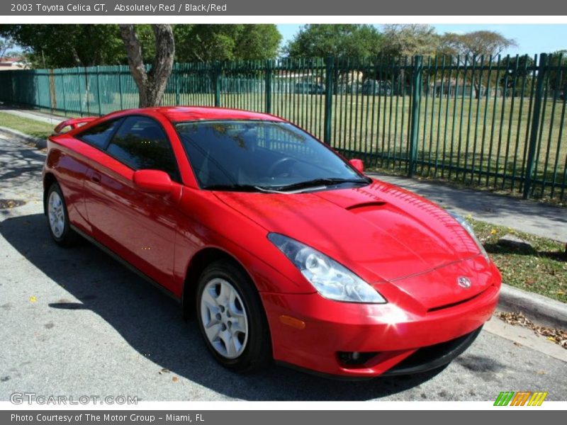 Front 3/4 View of 2003 Celica GT