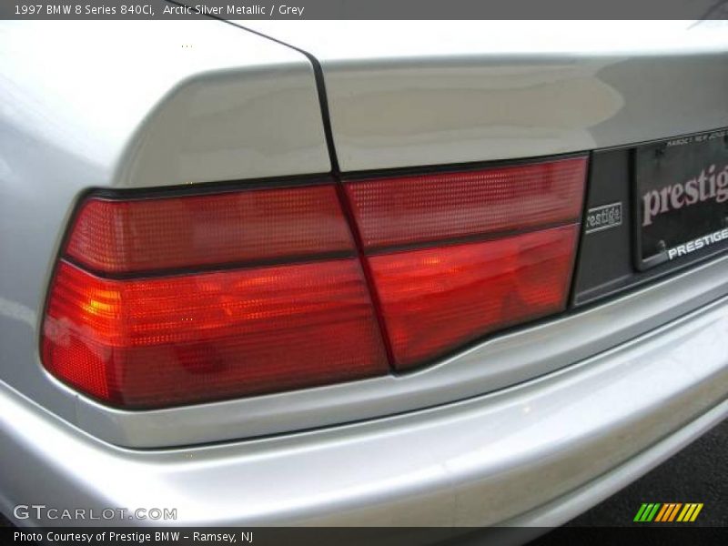 Arctic Silver Metallic / Grey 1997 BMW 8 Series 840Ci