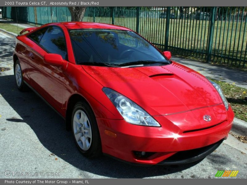 Absolutely Red / Black/Red 2003 Toyota Celica GT