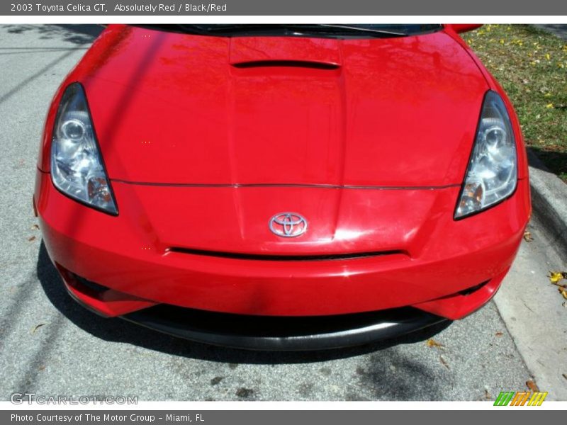 Absolutely Red / Black/Red 2003 Toyota Celica GT