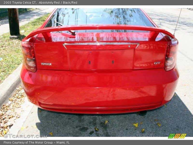 Absolutely Red / Black/Red 2003 Toyota Celica GT