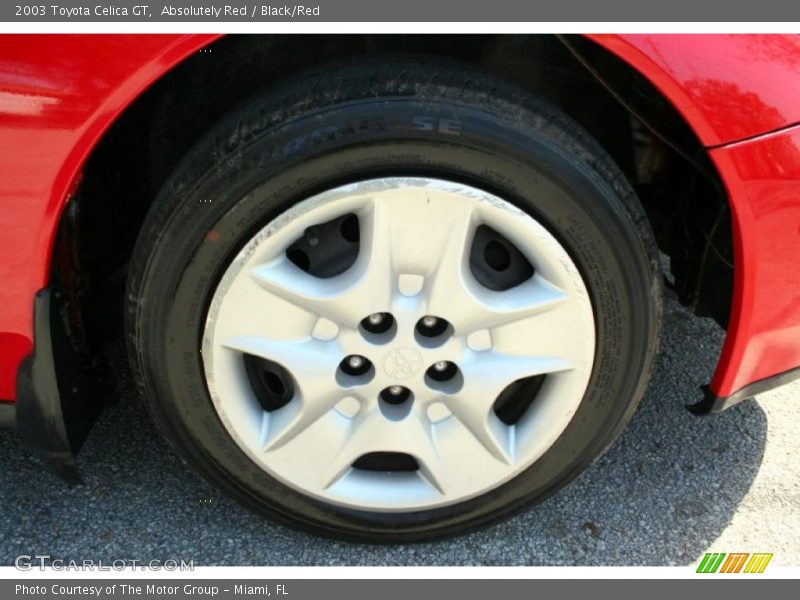 Absolutely Red / Black/Red 2003 Toyota Celica GT