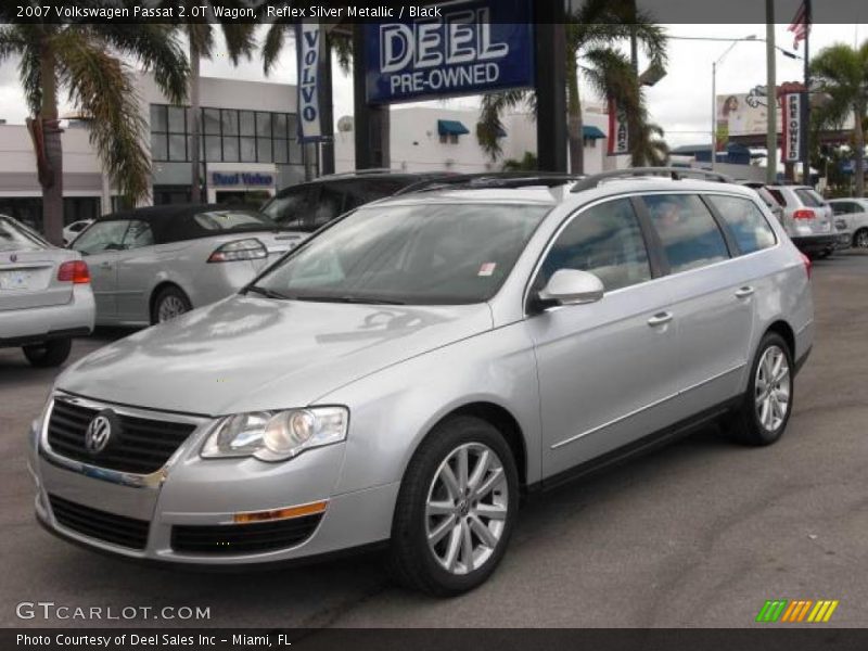 Reflex Silver Metallic / Black 2007 Volkswagen Passat 2.0T Wagon
