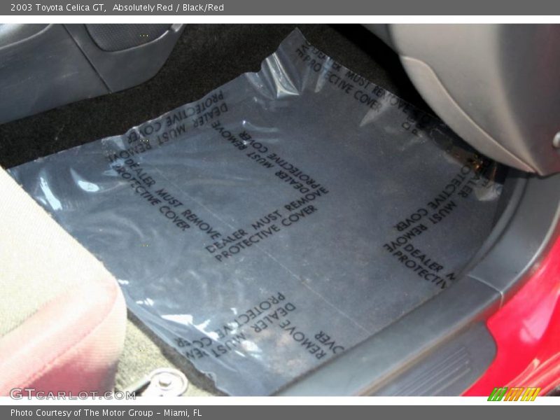 Absolutely Red / Black/Red 2003 Toyota Celica GT