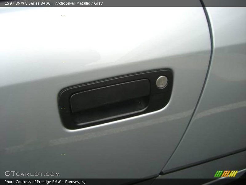 Arctic Silver Metallic / Grey 1997 BMW 8 Series 840Ci