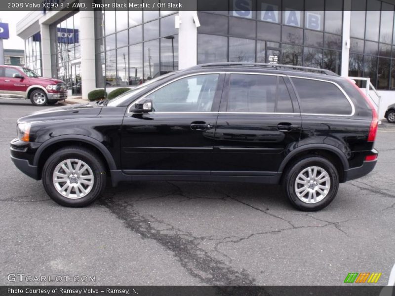 Ember Black Metallic / Off Black 2008 Volvo XC90 3.2 AWD