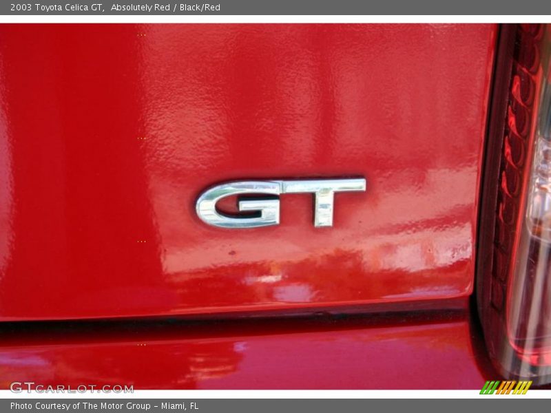 Absolutely Red / Black/Red 2003 Toyota Celica GT