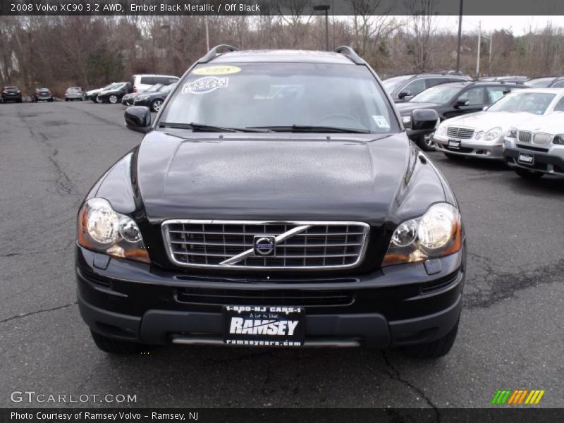 Ember Black Metallic / Off Black 2008 Volvo XC90 3.2 AWD