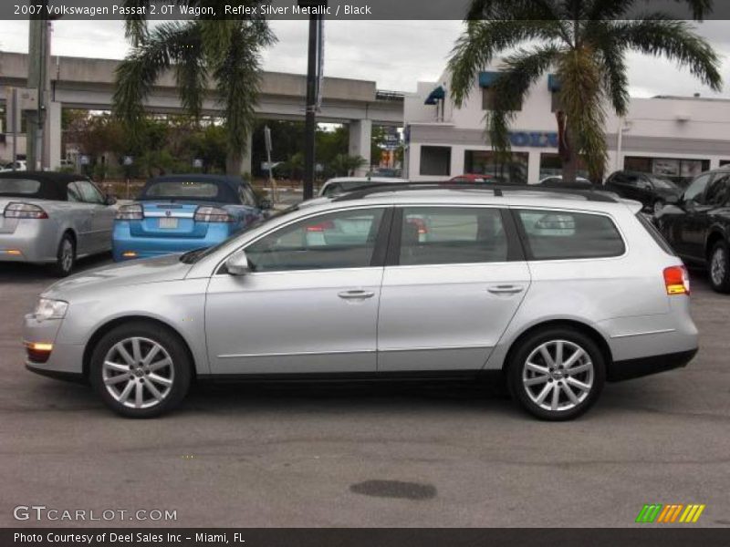 Reflex Silver Metallic / Black 2007 Volkswagen Passat 2.0T Wagon