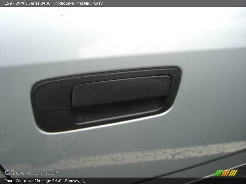 Arctic Silver Metallic / Grey 1997 BMW 8 Series 840Ci