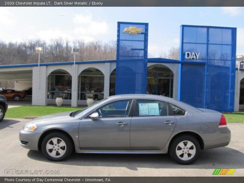 Dark Silver Metallic / Ebony 2009 Chevrolet Impala LT
