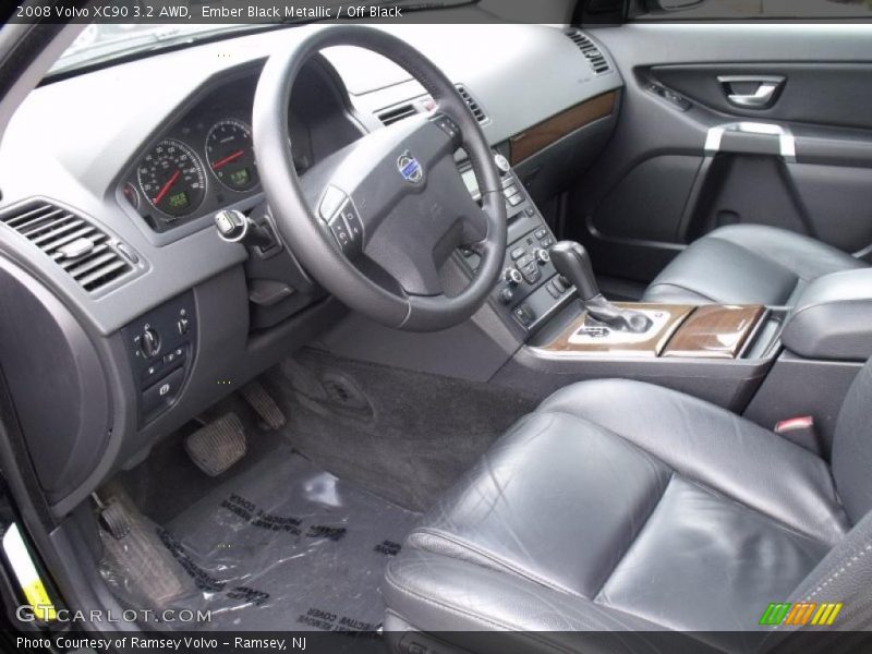 Ember Black Metallic / Off Black 2008 Volvo XC90 3.2 AWD