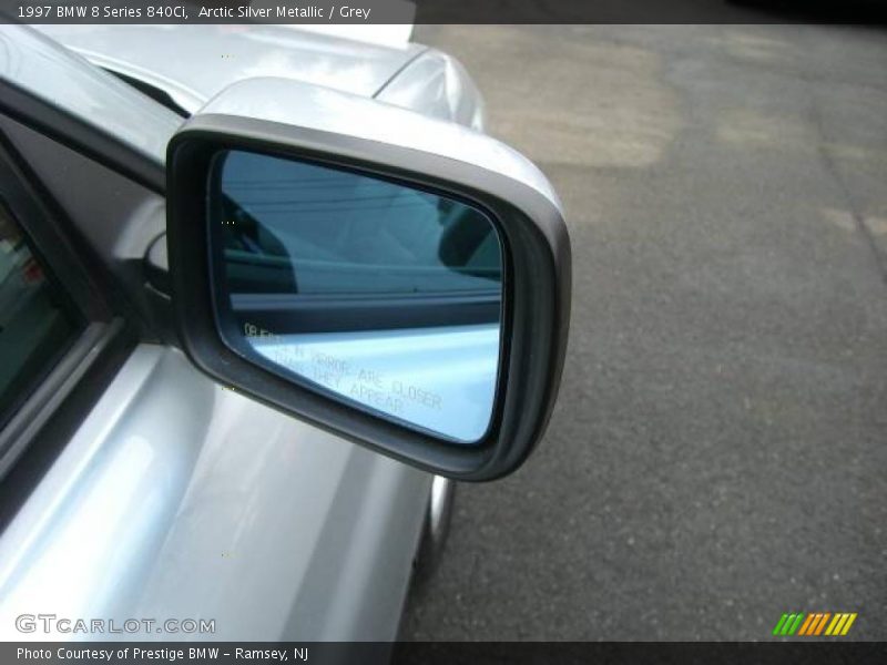 Arctic Silver Metallic / Grey 1997 BMW 8 Series 840Ci