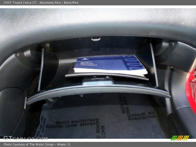 Absolutely Red / Black/Red 2003 Toyota Celica GT