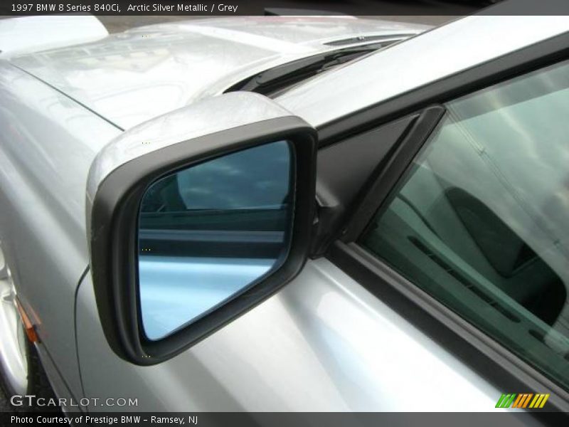 Arctic Silver Metallic / Grey 1997 BMW 8 Series 840Ci