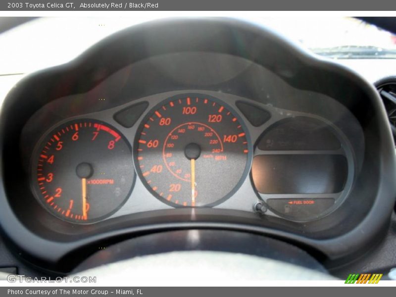  2003 Celica GT GT Gauges