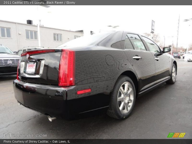 Black Raven / Ebony 2011 Cadillac STS V6 Luxury