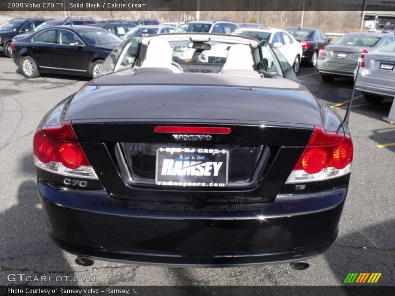 Solid Black / Calcite Cream 2008 Volvo C70 T5