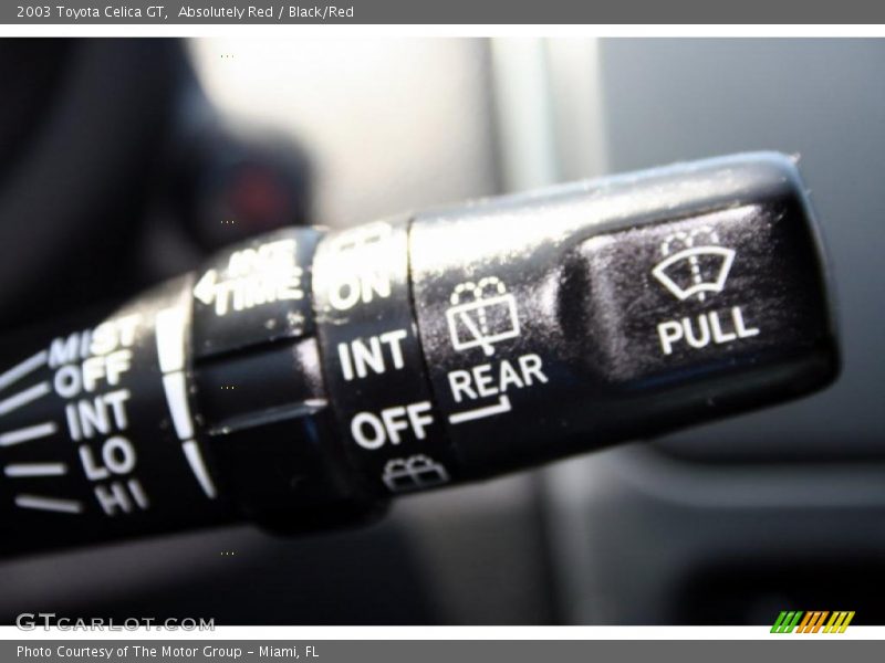 Absolutely Red / Black/Red 2003 Toyota Celica GT