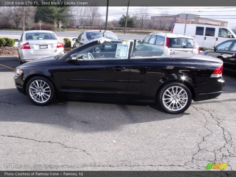 Solid Black / Calcite Cream 2008 Volvo C70 T5