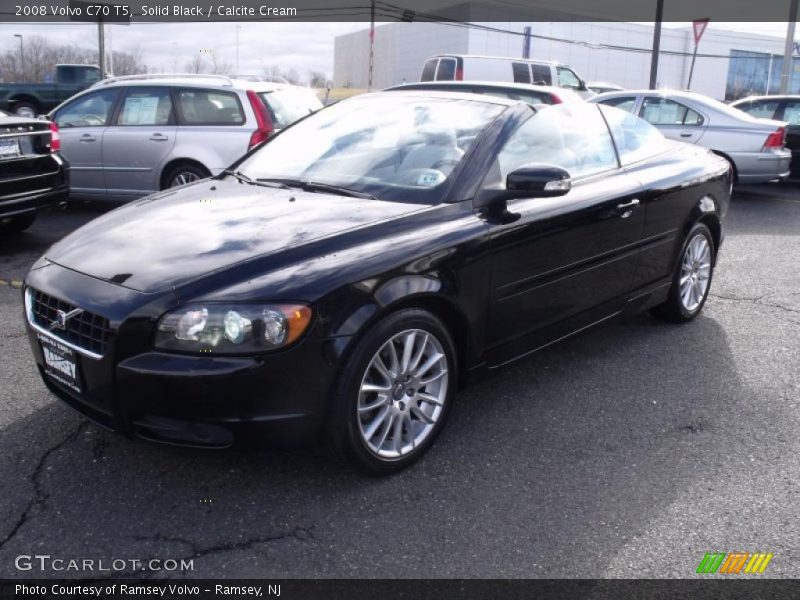 Solid Black / Calcite Cream 2008 Volvo C70 T5