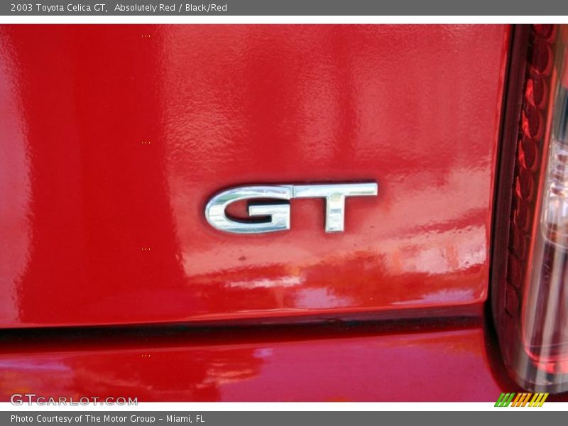 Absolutely Red / Black/Red 2003 Toyota Celica GT