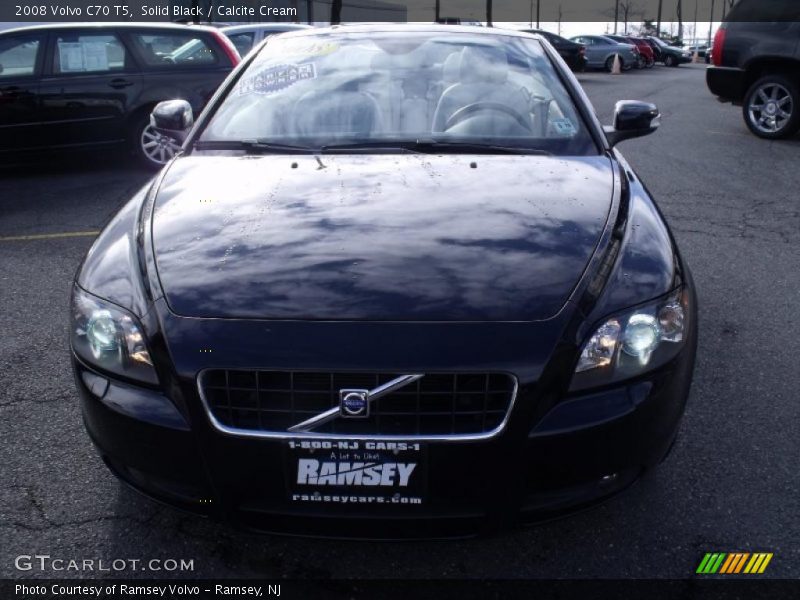Solid Black / Calcite Cream 2008 Volvo C70 T5