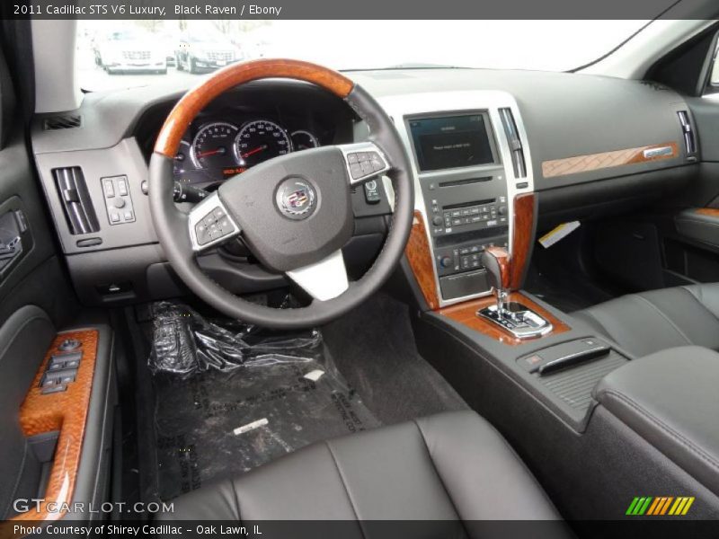 Ebony Interior - 2011 STS V6 Luxury 