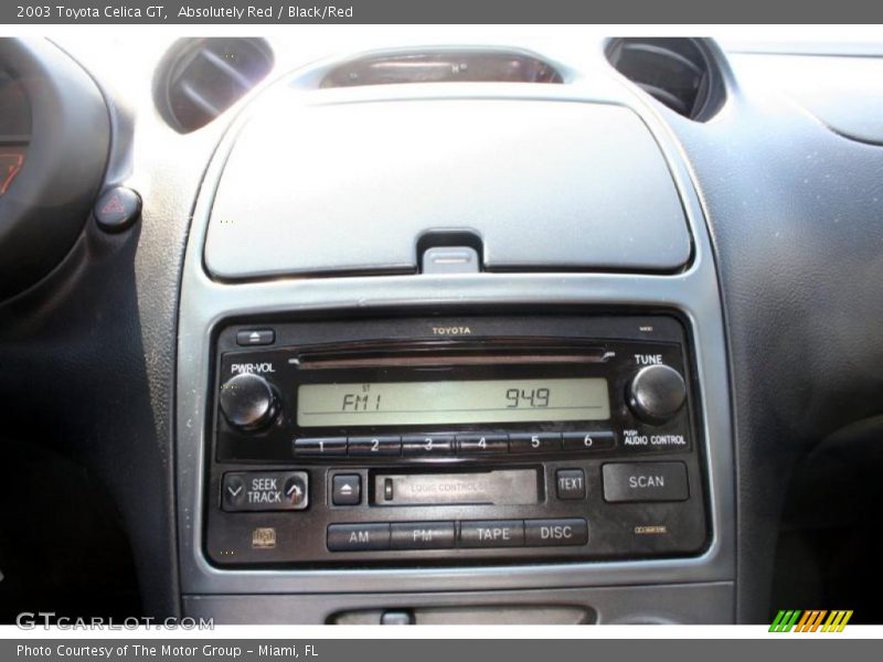 Absolutely Red / Black/Red 2003 Toyota Celica GT