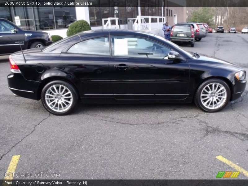 Solid Black / Calcite Cream 2008 Volvo C70 T5