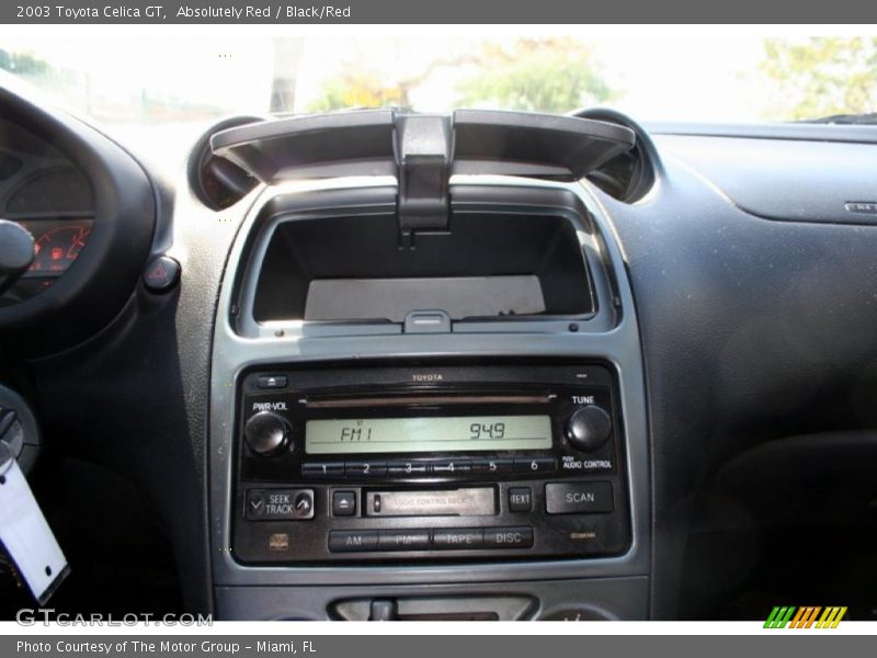 Absolutely Red / Black/Red 2003 Toyota Celica GT
