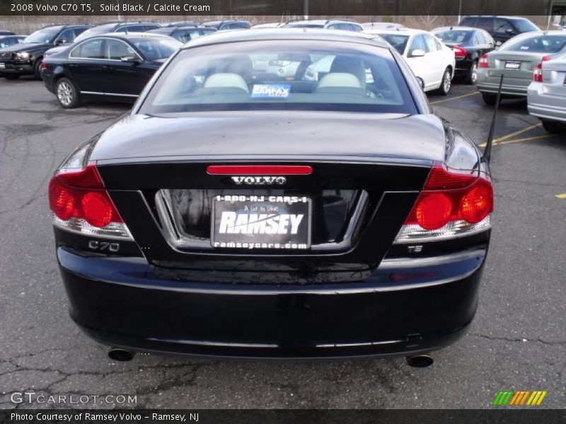 Solid Black / Calcite Cream 2008 Volvo C70 T5