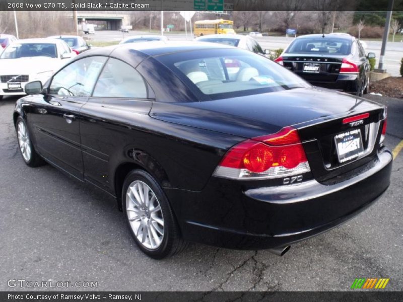 Solid Black / Calcite Cream 2008 Volvo C70 T5