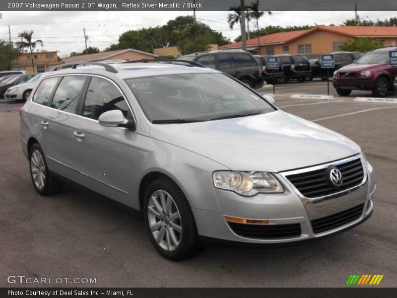 Reflex Silver Metallic / Black 2007 Volkswagen Passat 2.0T Wagon