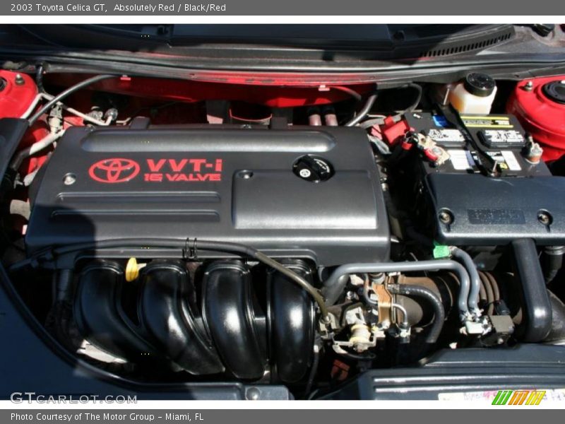  2003 Celica GT Engine - 1.8 Liter DOHC 16-Valve VVT-i 4 Cylinder