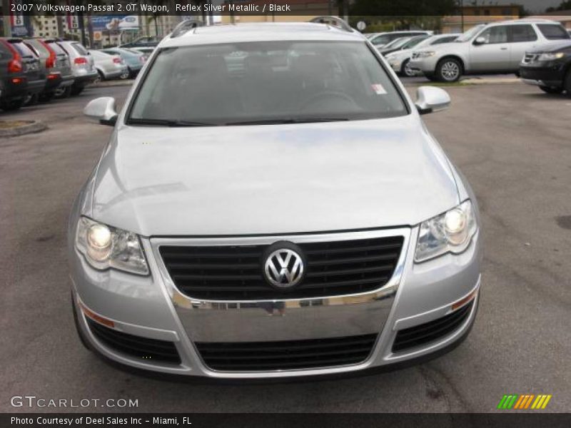 Reflex Silver Metallic / Black 2007 Volkswagen Passat 2.0T Wagon